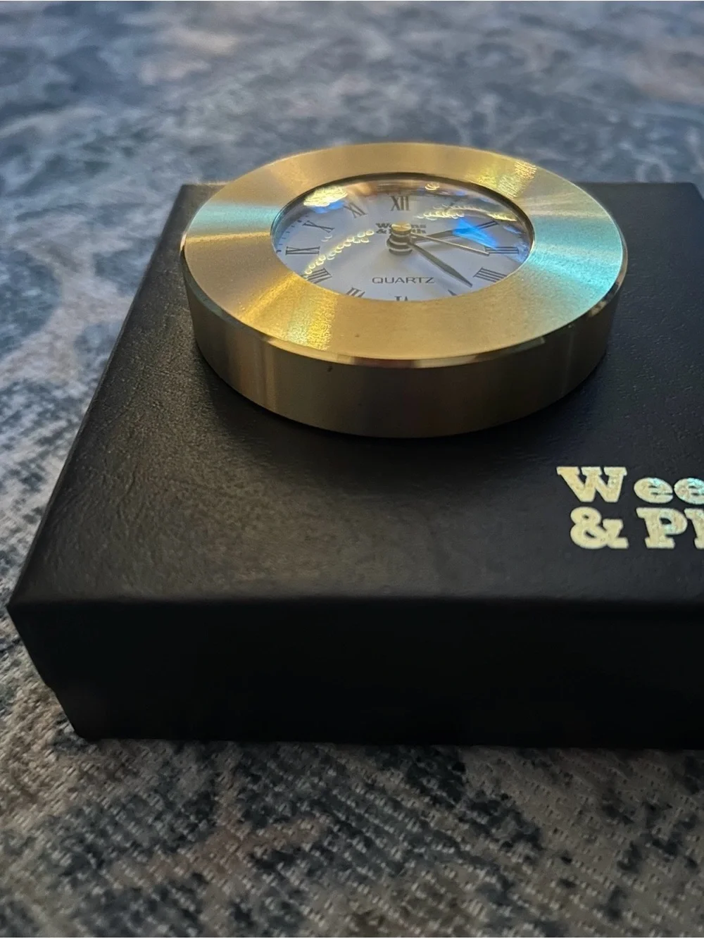 Weems & Plath Brass Chart clock weight New in Box